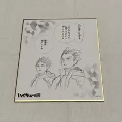 ハイキュー!!展 色紙コレクション 梟谷 木兎 赤葦