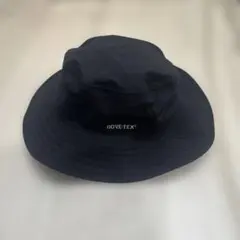 【美品】　The North Face ゴアテックス　ハットM ブラック　紐付