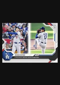 ㊗️大谷翔平 3本塁打 10奪三振 2025 topps ロサンゼルスドジャース