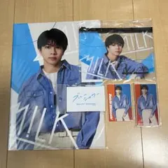 M!LK くじラック 塩﨑太智 ミラー ポーチ アクスタ クリアファイル 等