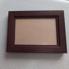 ダークブラウン　木製　フォトフレーム　写真立て　　壁掛け　ガラス