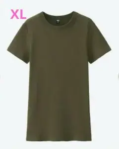ユニクロ　リブクルーネックT