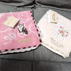 PAUL & JOE ハンカチセット 猫と花