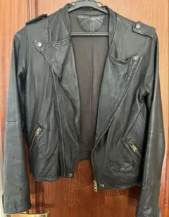 nitca シープレザー　ライダースジャケット　黒