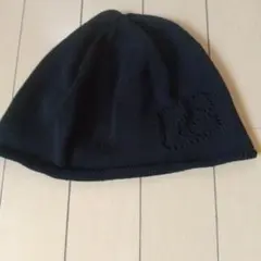 EMODA ブラック ニット帽 Fサイズのサムネイル