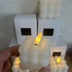 美品　結婚式　小物　ゲストテーブル　ウェルカムスペースLEDキャンドル5個セット