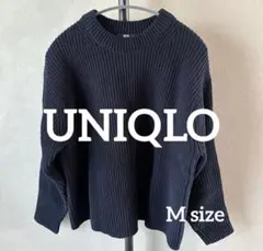 UNIQLOニットMネイビー