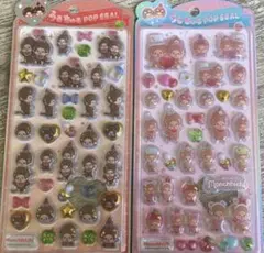 正規品モンチッチ うるちゅるPOPシール　シール