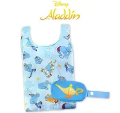 新品☆アラジン☆ジーニー☆完売品☆エコバッグ☆青☆魔法のランプ☆ディズニー