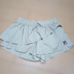 FILA フリル付き ショートパンツ　ベージュ　Mサイズ　テニス