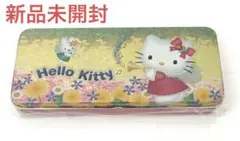 新品未開封　ハローキティ　缶ペンケース　2001年製