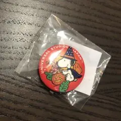 【非売品】USJ スヌーピー　ハロウィン　缶バッジ