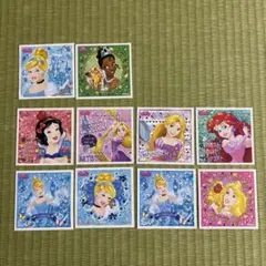 ディズニープリンセス キラキラシール 10枚セット