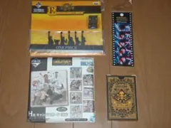 ワンピース　定規・フィルム・キャンバスボード・トランプ ４点セット