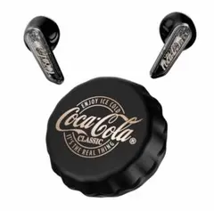 コカ・コーラ Coca-Cola ボトルキャップ型 ワイヤレスイヤホン【白