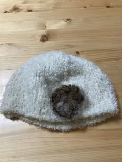 帽子　ニット　毛皮　ラビット　アクリル　ナイロン　冬