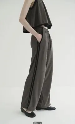 《CLANE》PILE LINE PANTS サイズ0のサムネイル