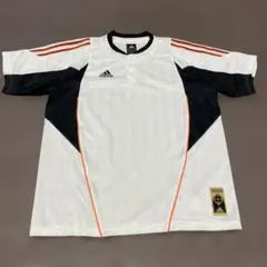 adidas ユニフォーム(練習着) ホワイト/ブラック/オレンジ 160