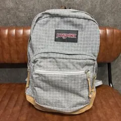 JANSPORT ジャンスポーツ リュックサック デイパック グレー チェック柄のサムネイル