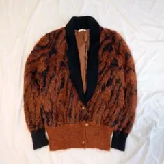 アニマルプリント カーディガン