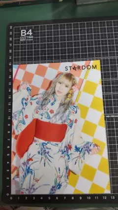 スターダム 星来芽依 ランダム　浴衣　ブロマイド　2L　ローソンプリント