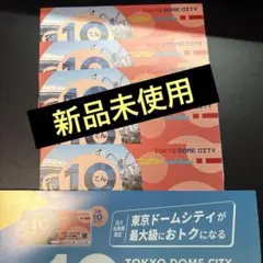 東京ドームシティ 得10チケット 5冊セットのサムネイル