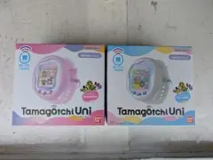 新品未開封】たまごっちUni オーロラピンク＆プリズムホワイト 2個