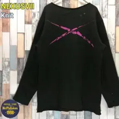 NEXUSVII　ネクサスセブン　ダメージニット　刺繍ロゴのサムネイル