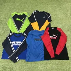 Puma・Adidas 長袖カットソー5枚セット