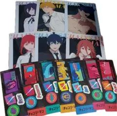 チェンソーマン×ローソン オリジナルクリアファイル6種とステッカー7種フルセット