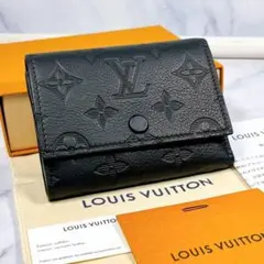 極美品】ルイヴィトン ヴィクター ウォレット モノグラムシャドウ 黒