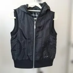 COMME CA WALK ダウンベスト ブラック S