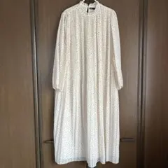 【ZARA】ドット柄ワンピース　ベルト付き