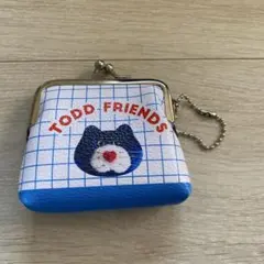 mojojojo PVCがま口ポーチ　青ねこ　コインケース