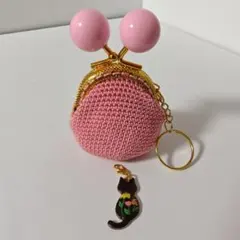 大人可愛いミニ˚✧₊キーリング (๑˃̵ᴗ˂̵)がま口ポーチ - メルカリ
