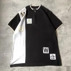 Munsingwear マンシングウェア　ゴルフ ハーフジップ　半袖　ブラックのサムネイル