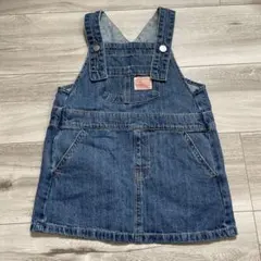 デニム ジャンバースカート 100cm~新品未使用