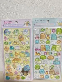 すみっコぐらし ボンボンドロップシール 2シートセット