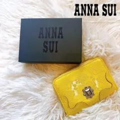 【未使用】ANNA SUI アナスイ　ルーミー ミニウォレット イエローのサムネイル