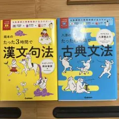 岡本のたった3時間で漢文句法と八澤のたった6時間で古典文法セット