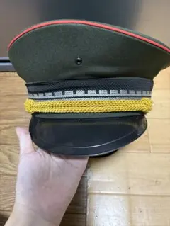 旧日本陸軍 近衛師団 将校用 四五式軍帽 複製品 値下げしました