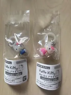 ハローキティ めじるしアクセサリー　 スタンダード　お花　2点セット