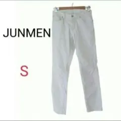 JUNMEN ジュンメン コーデュロイパンツ ホワイト S ストレッチ 訳ありのサムネイル