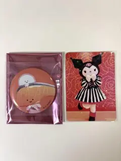 【サンリオピューロランド】ライブキャラクターズ　缶バッジ＆トレーディングカード