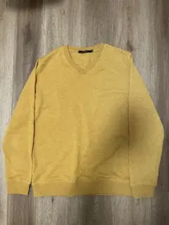 【美品】チャオパニック　セーター　イエロー メンズ　L