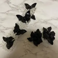 専用お値下 ジェット アンティークブローチ antique jet 黒玉 - メルカリ