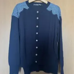 お値下げしました　ジェーンマープル・ドンルサロン　ネイビーカーディガン