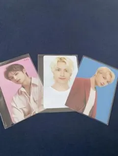 セブチseventeenジュン　トレカ3枚