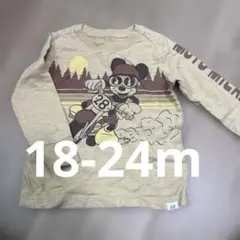 GAP MOTO MICKEY 長袖カットソー 18-24m
