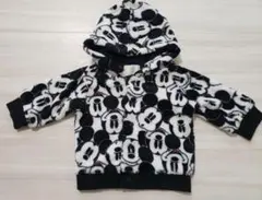 西松屋☆ディズニー　もこもこミッキー総柄アウター　60～70サイズ　ベビー